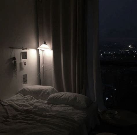 nightrooms|aesthetic bedroom at night.